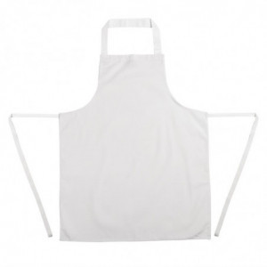 Schürze Latz Weiß 711 x 656 mm - Whites Chefs Clothing - Fourniresto