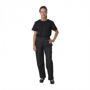 Pantalon De Cuisine Mixte Noir Vegas - Taille Xl - Whites Chefs Clothing - Fourniresto