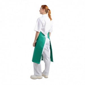 Tabier Bavette Déperlant Très Résistant Vert 1070 X 910 Mm - Whites Chefs Clothing - Fourniresto