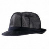 Navy Blue Trilby Hat With Mesh - Size L 590 mm - FourniResto - Fourniresto