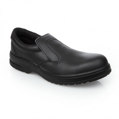 Black Safety Moccasins - Size 39 - Lites Safety Footwear - Fourniresto