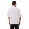 White Montreal Cool Vent Unisex Chef Jacket - Size S - Chef Works - Fourniresto