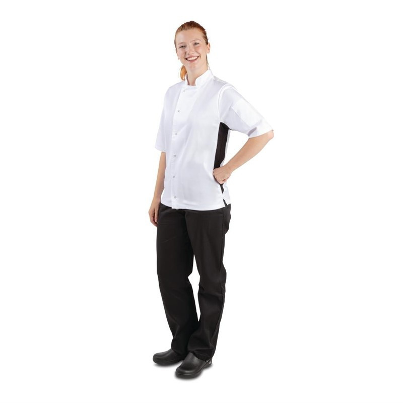 Veste de Cuisine Mixte Blanche Nevada - Taille S - Whites Chefs Clothing - Fourniresto