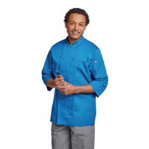 Küchenjacke Unisex Blau - Größe XXL - Chef Works - Fourniresto