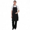 Bib Apron with Fine Stripes 610 x 850 mm - Chef Works - Fourniresto