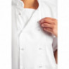 White Short Sleeve Boston Kitchen Jacket - Size XS - Whites Chefs Clothing - Fourniresto