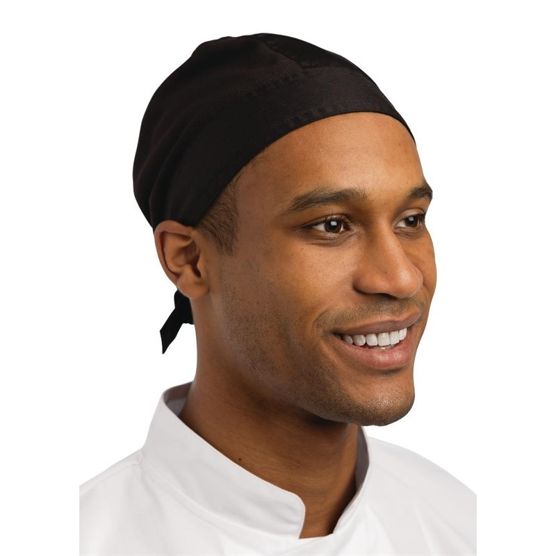 Bandana Noir - Taille Unique - Whites Chefs Clothing - Fourniresto