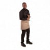 Tablier de Serveur Court Marron Clair en Polycoton 373 x 750 mm - Whites Chefs Clothing - Fourniresto