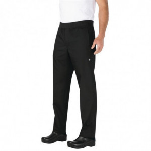 Schwarze Slim-Fit-Hose für Herren - Größe XS - Chef Works - Fourniresto