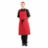 Latzschürze Rot aus Polycotton - Whites Chefs Clothing - Fourniresto