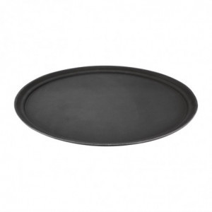 Oval Plastic Non-Slip Tray 685 x 560 mm - Olympia KRISTALLON - Fourniresto