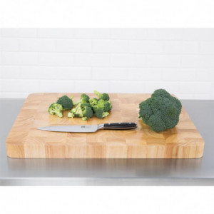 Rectangular Wooden Chopping Board 610 x 455 mm - Vogue - Fourniresto