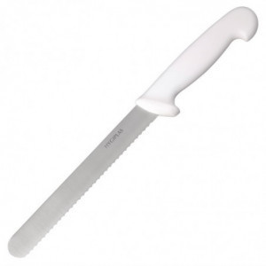 Brotmesser Weiß Klinge 20,5 cm - Hygiplas - Fourniresto