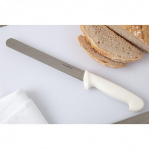 Brotmesser Weiß Klinge 20,5 cm - Hygiplas - Fourniresto