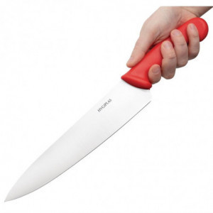 Kochmesser Rot Klinge 25,5 cm - Hygiplas - Fourniresto