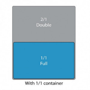 Stainless Steel Lid Gn 1/2 With Notch - Vogue - Fourniresto