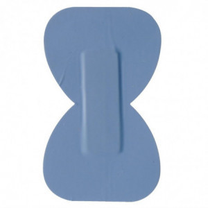 Standard Blue Fingertip Bandages 75 x 45 mm - Pack of 50 - FourniResto - Fourniresto