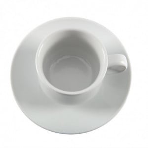 Stapeltasse Weiß Whiteware 200 ml Ø 80 mm - Set von 12 - Olympia - Fourniresto