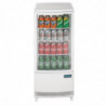 Vitrine Réfrigérée Positive Blanche 2 Portes Incurvées 86 L - Polar