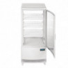Vitrine Réfrigérée Positive Blanche 2 Portes Incurvées 86 L - Polar