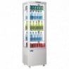 Vitrine Réfrigérée Positive Blanche Porte Incurvée 235 L - Polar