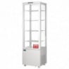 Vitrine Réfrigérée Positive Blanche Porte Incurvée 235 L - Polar