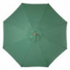 Green Round Parasol Ø 2.5 M - Bolero - Fourniresto