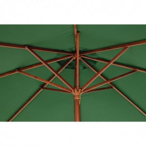 Green Round Parasol Ø 3 M - Bolero - Fourniresto