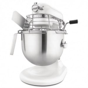 Professional White Mixer 6.9 L - KitchenAid - Fourniresto