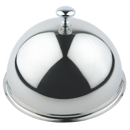 Cloche Couvreassiette Argent Ø 295 Mm - APS - Fourniresto