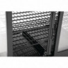 Schwarze Kühlvitrine für Theken - 100 L - Polar