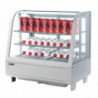Weiße Kühlvitrine für Theken - 2 Regale - 100 L - Polar