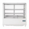 Weiße Kühlvitrine für Theken - 2 Regale - 100 L - Polar