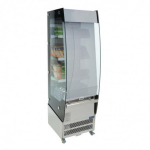 Vitrine Positive Libre Service En Inox 220 L - Polar - Fourniresto