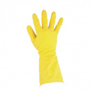 Gants Multi-Usages Jaunes Taille S - Jantex - Fourniresto