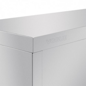 Wandregal aus Edelstahl 900 x 300 mm - Vogue - Fourniresto