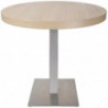 Pied De Table Carré En Inox 720 X 430 Mm - Bolero - Fourniresto