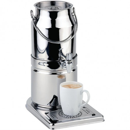 Stainless Steel 3 L Milk Dispenser - APS - Fourniresto