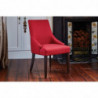 Dark Red Fine Dining Chair - Set of 2 - Bolero - Fourniresto