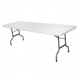 Folding Table White 2430 mm - Bolero - Fourniresto