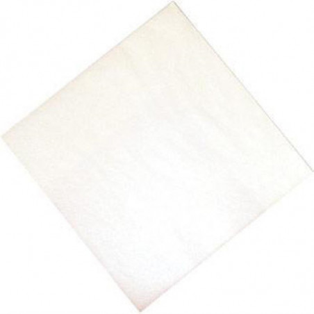 White 2-Ply Paper Table Napkin 300 x 300 mm - Pack of 1500 - FourniResto - Fourniresto