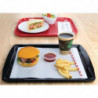 SelfService Tray with Handles Black 420 x 305 mm - Olympia KRISTALLON - Fourniresto