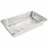 Rectangular Aluminum GN 1/2 3.6 L Tray - Set of 5 - Fiesta - Fourniresto