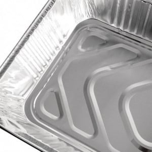 Rectangular Aluminum GN 1/2 3.6 L Tray - Set of 5 - Fiesta - Fourniresto