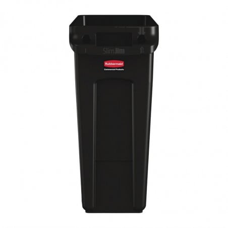 Recycling Collector with Black Ventilation Ducts 60 L - Rubbermaid - Fourniresto