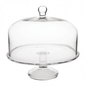 Cloche à Gâteau en Verre Ø 285 mm - Olympia - Fourniresto