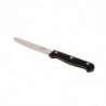 Rounded Black Steak Knives - Set of 12 - Olympia - Fourniresto