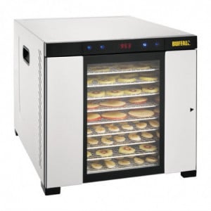 Stainless Steel 10-Tray Food Dehydrator - Buffalo - Fourniresto