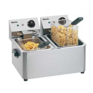 Professionelle elektrische Fritteuse SNACK II 2x4 L