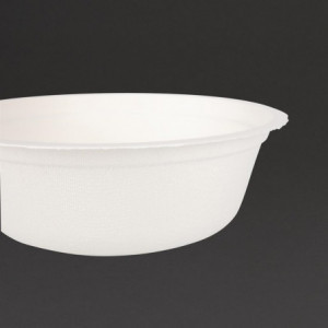 Schalen aus kompostierbarem Bagasse Ø153mm - Packung mit 50 Stück - Fiesta Green - Fourniresto